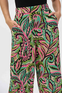 Joseph Ribkoff - Floral High-waisted Trousers