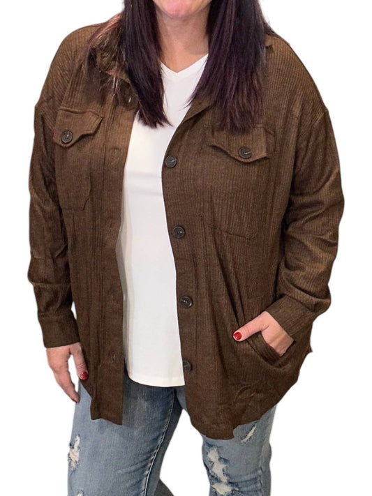 Zenana - Heather Ribbed Longline Sweater