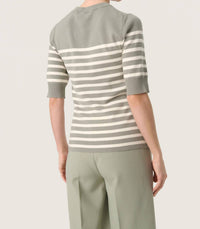 Soaked In Luxury - Spina Slim Fit Crew Neck Pullover Sweater