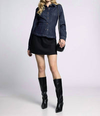 Weekend Los Angeles Estelle Denim Shirt in yvonne wash - women's shirt - view 4