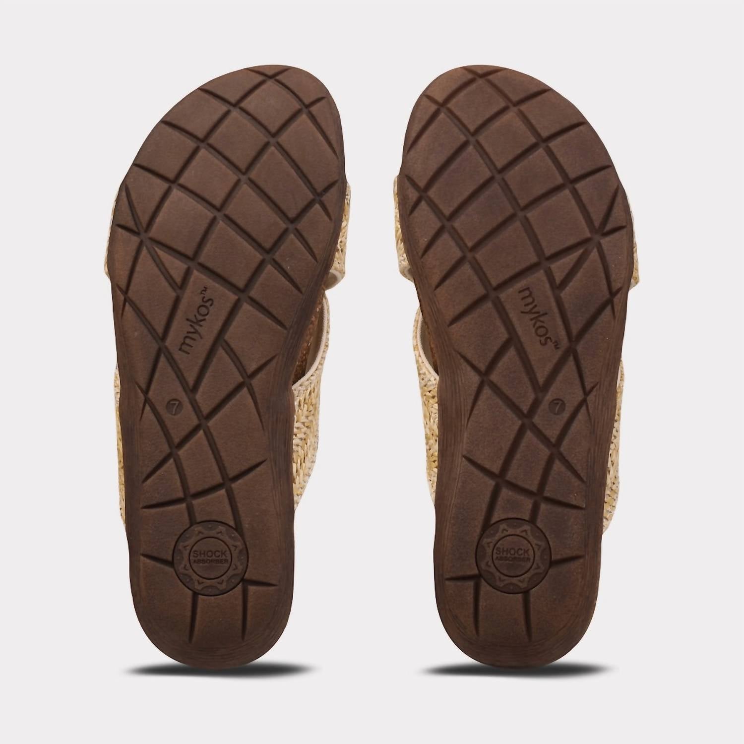 Mykos Women's Leyla Crossband Sandal in brown - women's sandal - view 9