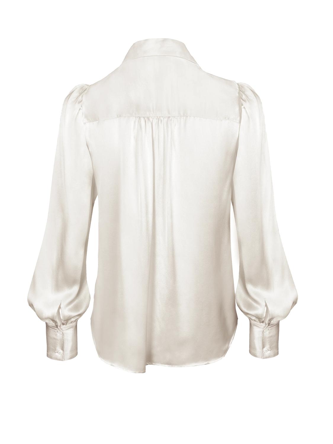 Gold Hawk - Women's Romantic Silk Shirt