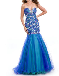 Rachel Allan - Strapless Sweetheart Mermaid Gown