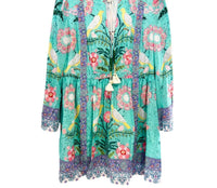 Bell - Bohemian Rose Mini Dress