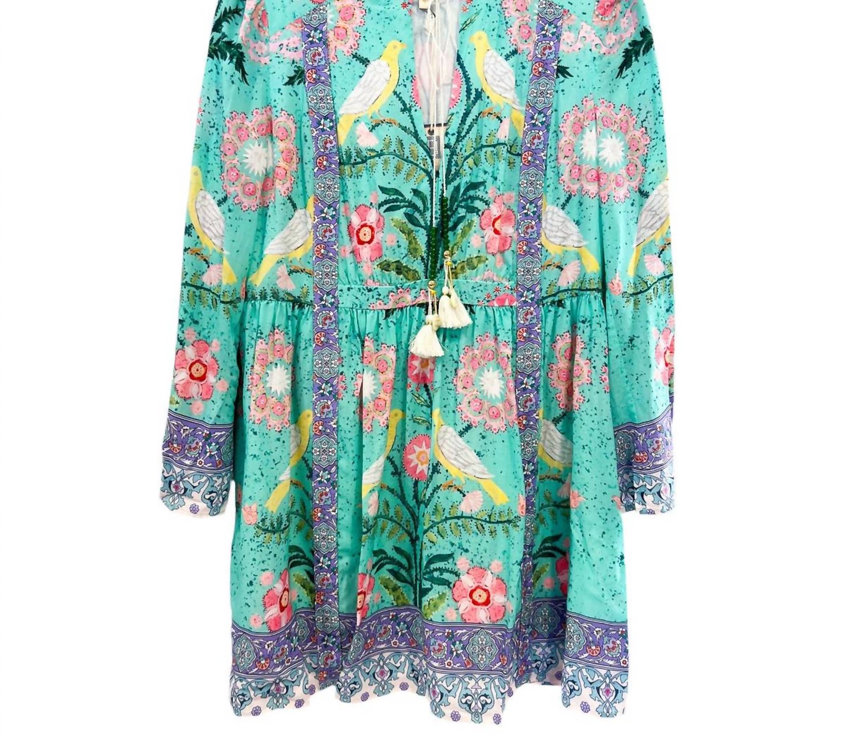 Bell - Bohemian Rose Mini Dress