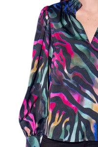 Alden Adair - Prism Zebra Phoebe Top