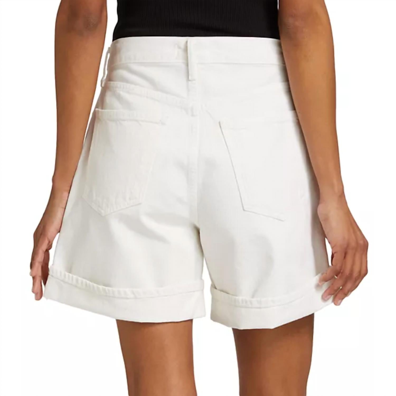 AGOLDE Women's Dame Short in fortune cookie - women's shorts - detail view