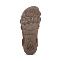 Aetrex Women's Lauren Quarter Strap Sandal in coffee - women's sandal - view 4