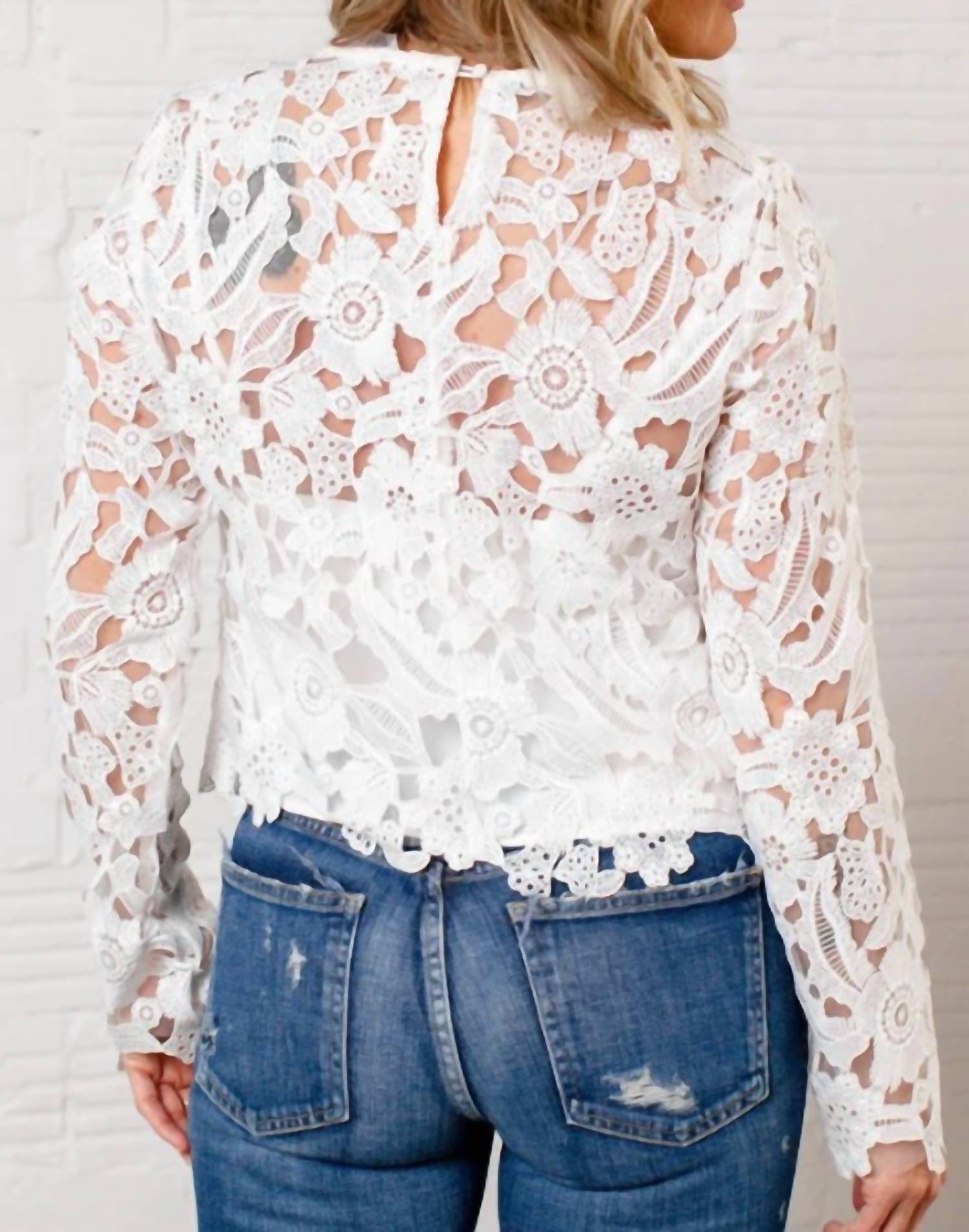 Lucy Paris - ELAINE LACE TOP