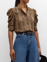 Frame - Gillian Puff Sleeve Top