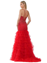 Colors Dress - Crimson Prom Dress
