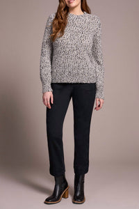 Tribal - Novelty Mix Mock Neck Sweater