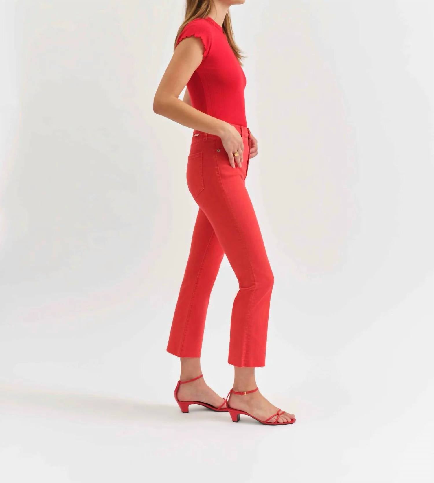Daze - Shy Girl Crop Flare Jeans