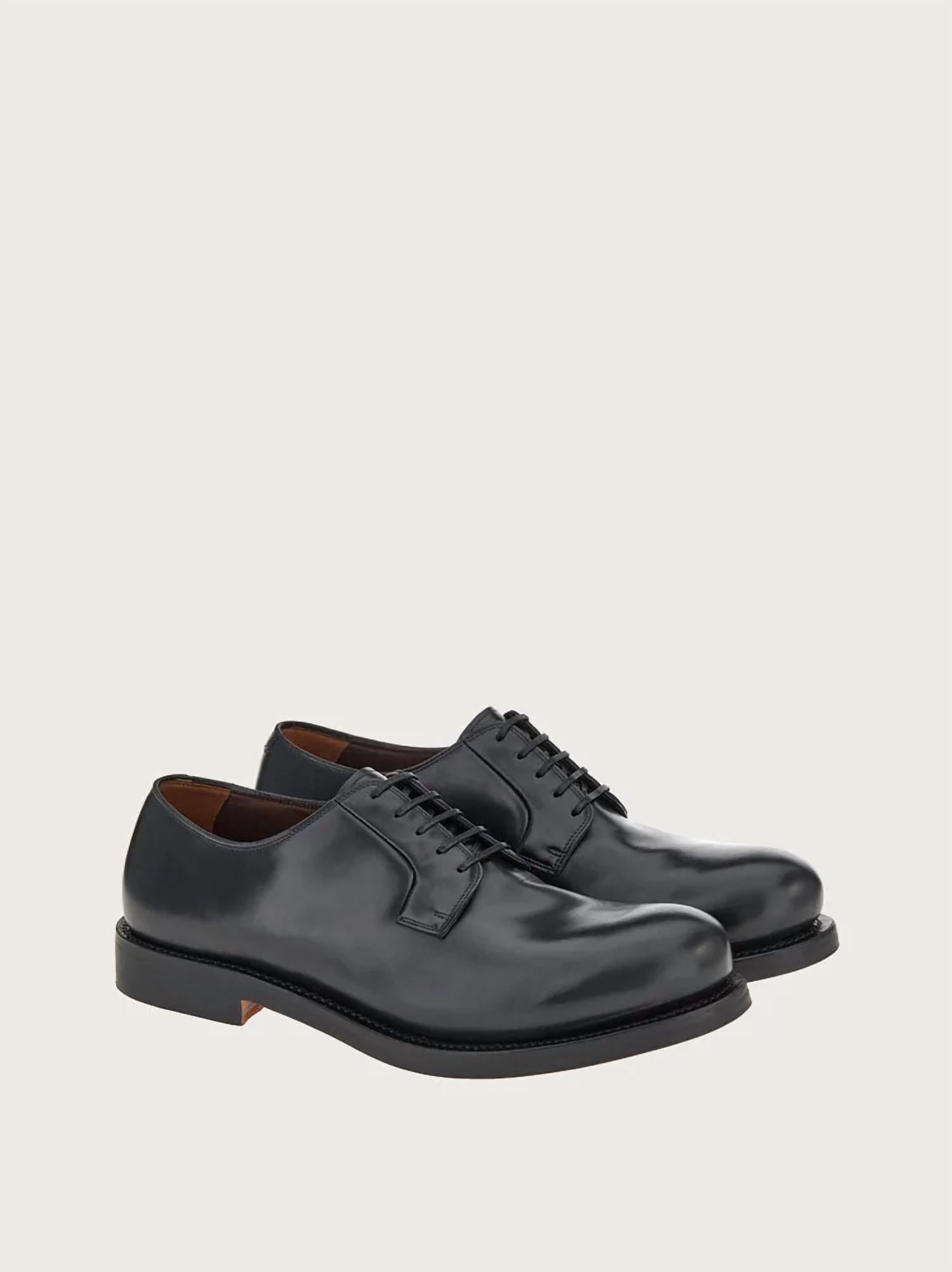 Salvatore Ferragamo - Men's Leather Derby Shoes