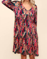 Haptics - Floral Babydoll Dress