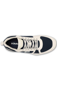 OluKai Men's 'anau Court Sneakers in mood indigo bright white - men's sneaker - alternate view