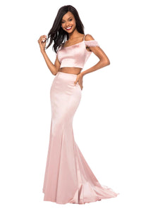Sherri Hill - Satin Two Piece Gown