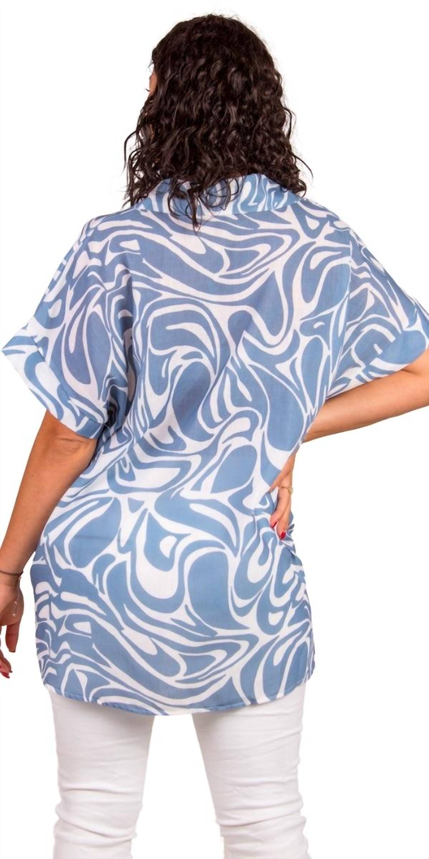 Gigi Moda - Tropical Button Down Shirt