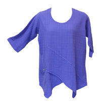 Ezze Wear - Dotty Gauze Cotton Ginger Tunic Top