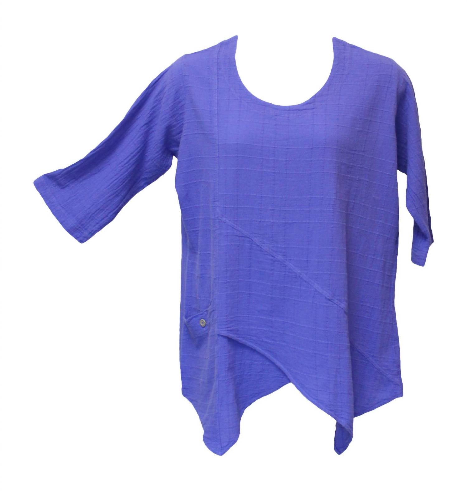 Ezze Wear - Dotty Gauze Cotton Ginger Tunic Top
