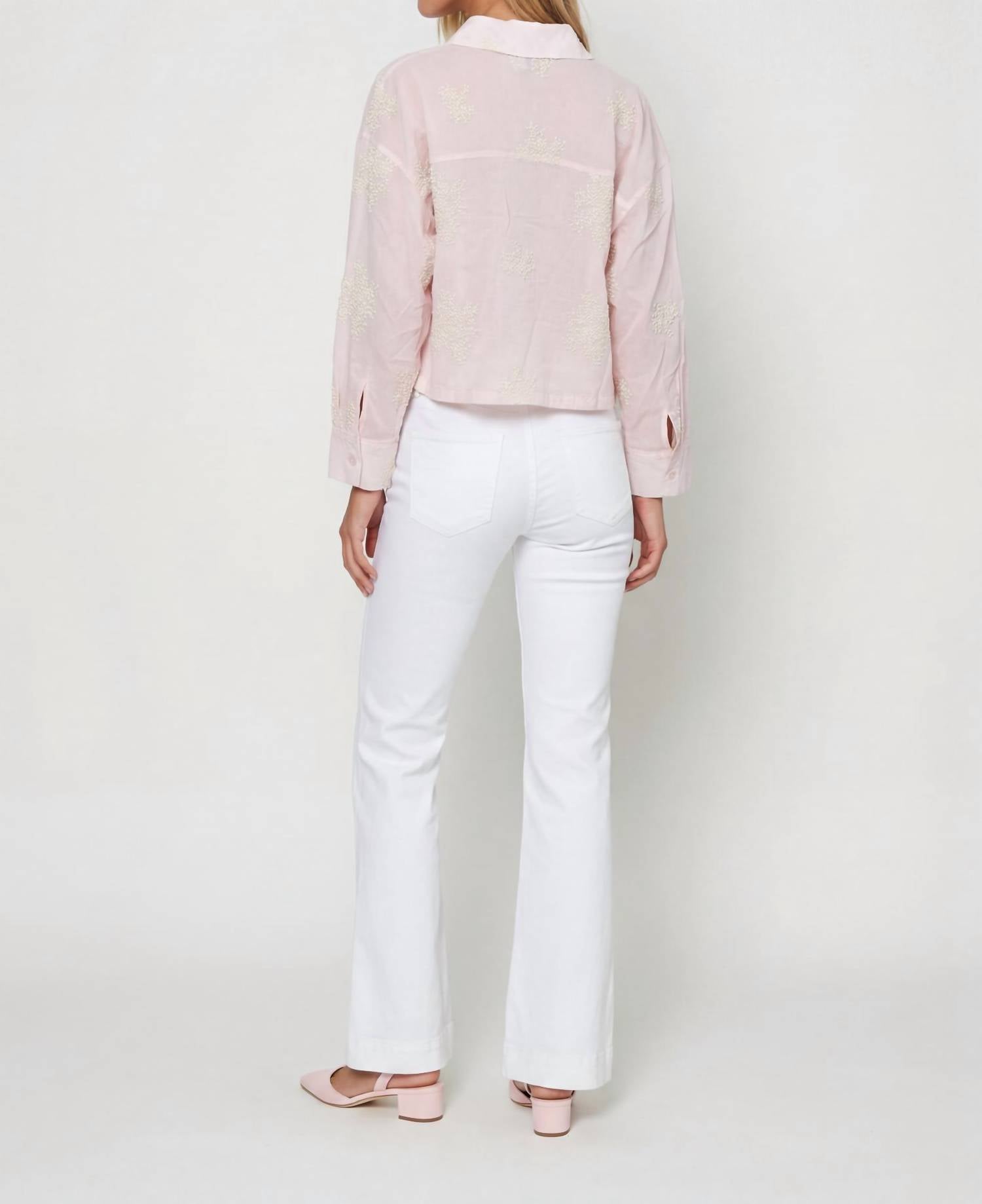 Design History - Lotus Embroidered Shirt