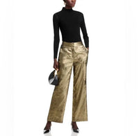 Elie Tahari - Hannah Gilded Wide Leg Trouser
