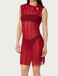 Find Me Now - Women's Second Skin Mariposa Mini Dress