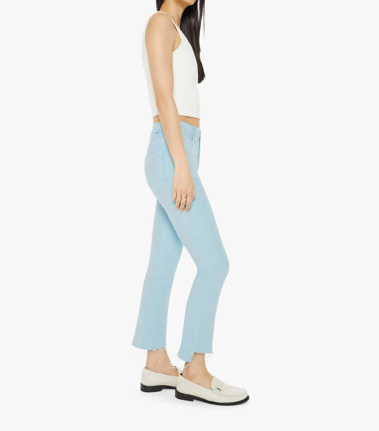 Mother - Insider Crop Step Fray Jeans