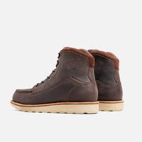 Red Wing Shoes Men's WaterProof EH 6" Lace Moc Wedge Work Boot in brown - men's boots - detail view