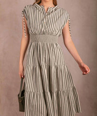 Before You Collection - SMOCKED MIDI DRESS