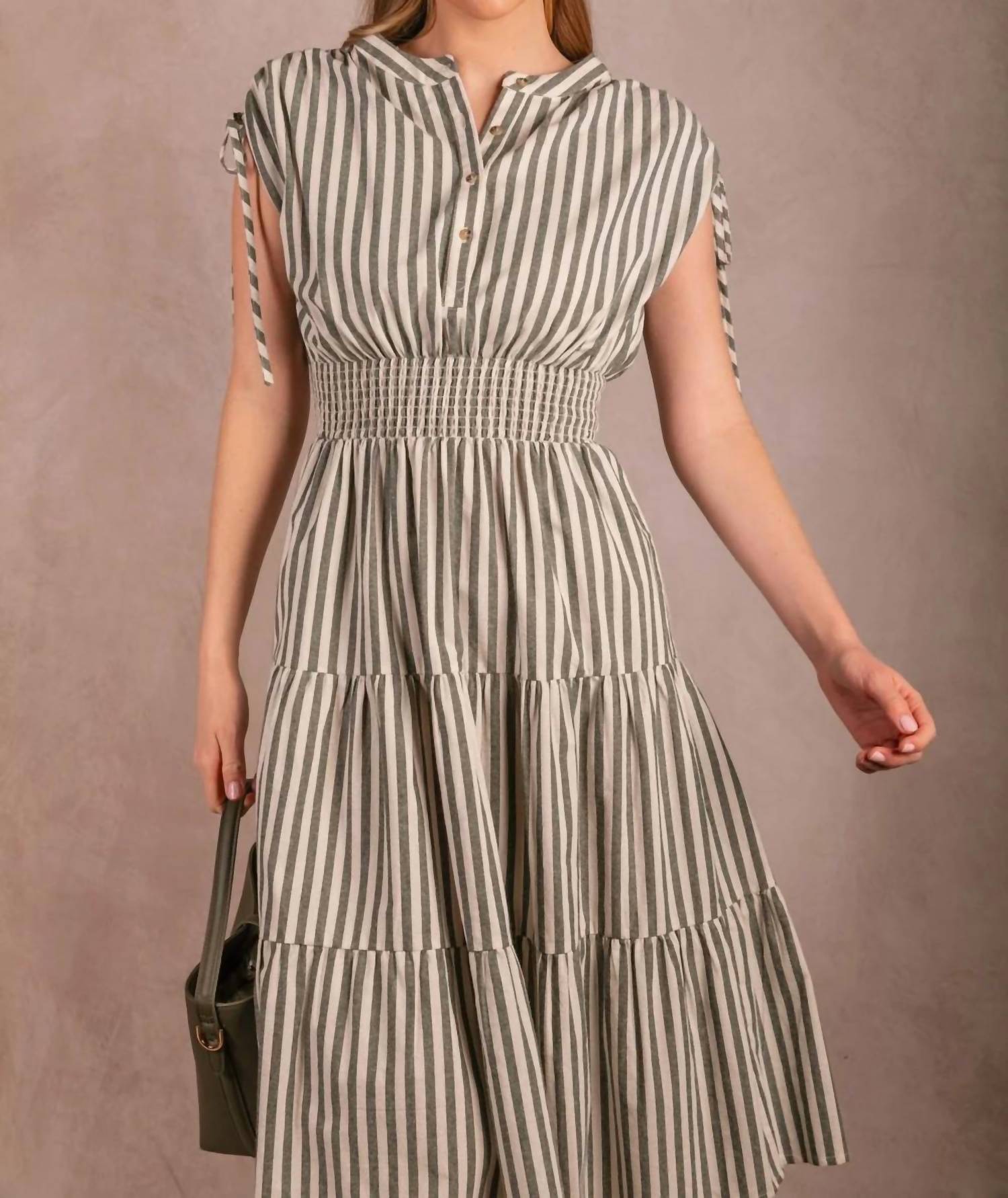 Before You Collection - SMOCKED MIDI DRESS
