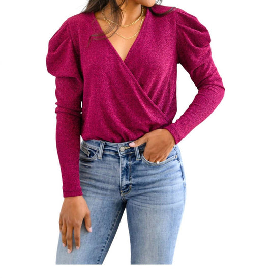 White Birch - Take Me Out Faux Wrap Bodysuit