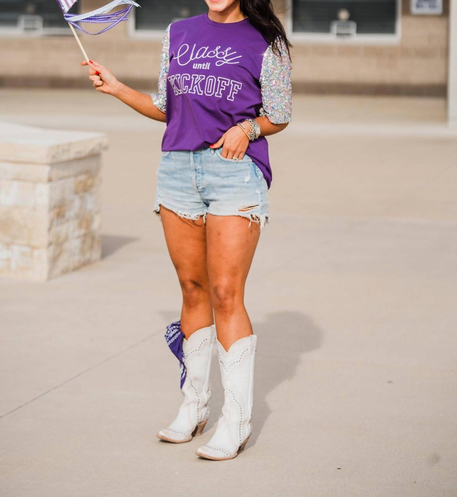 Layerz Clothing - Classy Until Kickoff Top