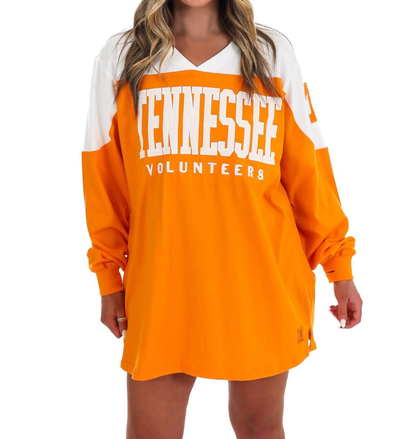Pressbox - Tennessee Victory V-Neck Oversized Pullover