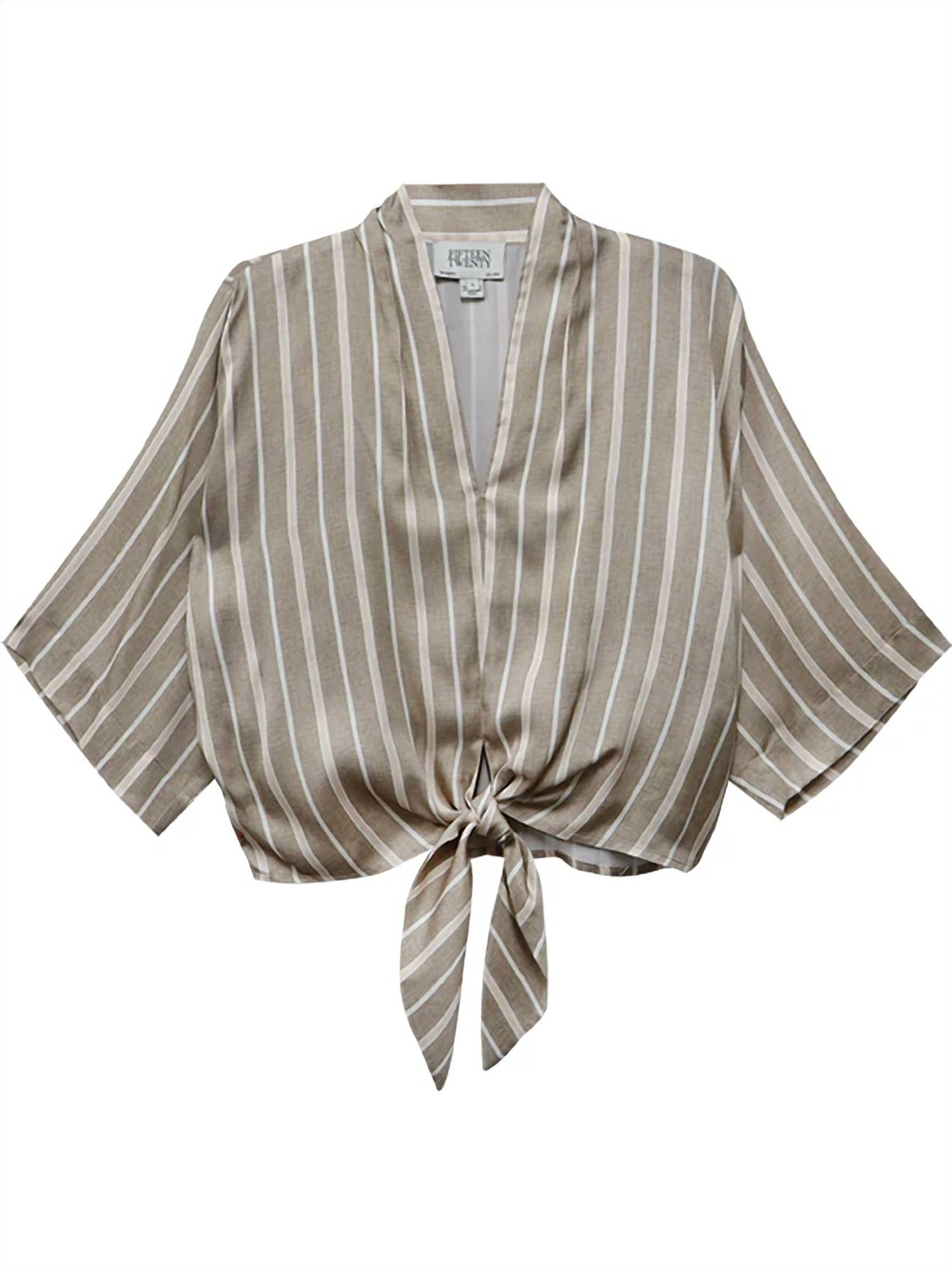 Fifteen Twenty - Bernice Tie-Front Blouse