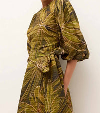 Marie Oliver Harly Top in canopy - women's blouse - detail view