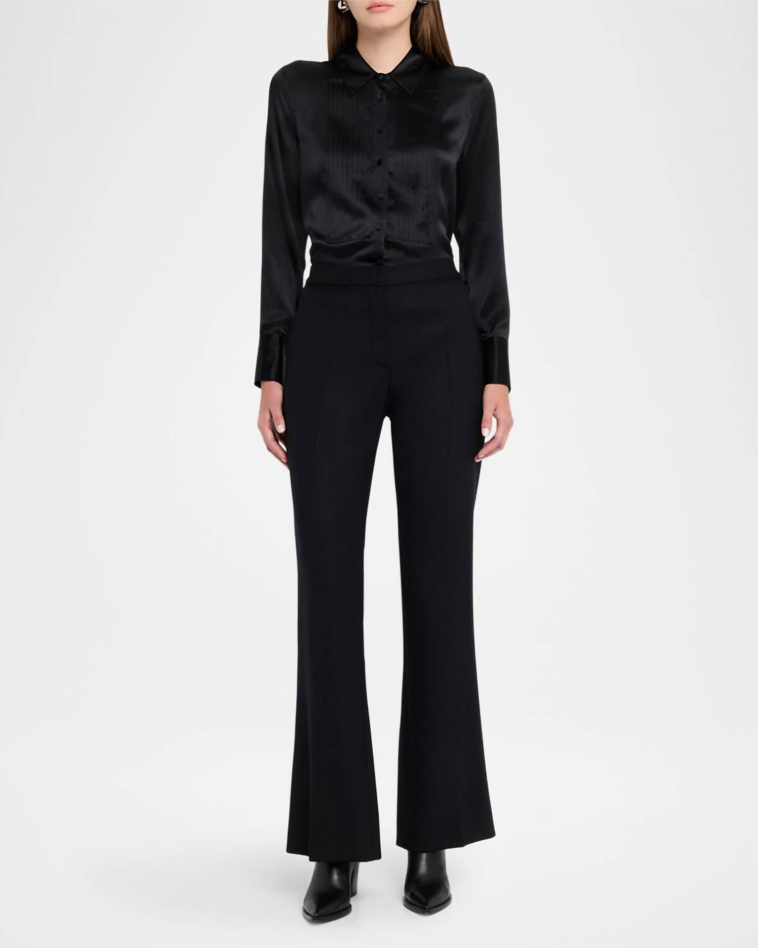 L'Agence - Divya Pintuck Tux Shirt