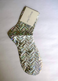 Maria La Rosa - Women's One Ribbed Laminated Socks