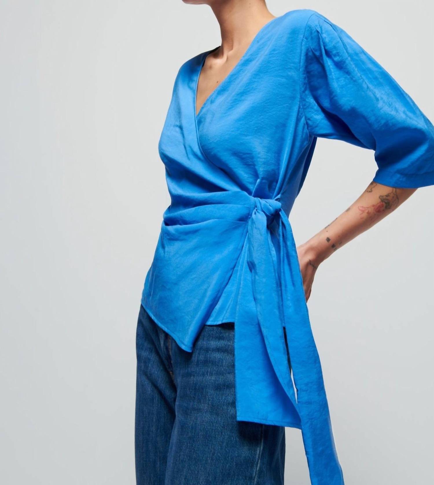 Nation Ltd - Luisa Tie Front Top