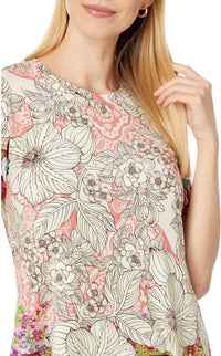 Johnny Was - Jaine Favorite Short Sleeve Crew Neck Swing Tee