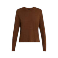 Atm - Women's Slub Jersey Long Sleeve Crop Tee