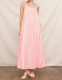 En Creme - Neon Embroidered Cami Maxi Dress