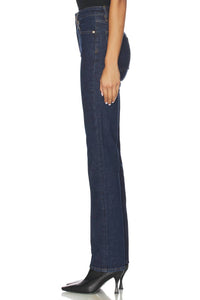 FRAME Ruler Slim Straight-leg Jeans in taboo - women's jeans - view 4
