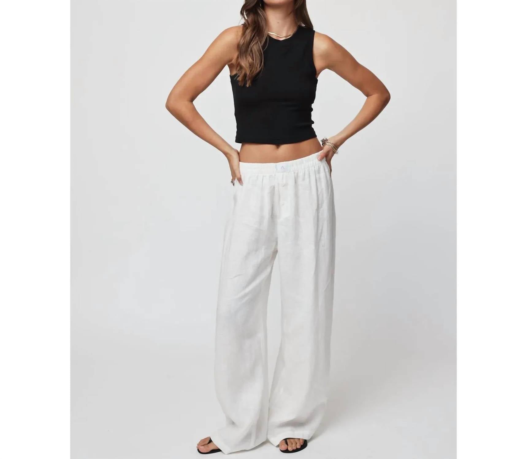 Stillwater - The Linen Boxer Pants
