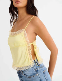 Rumored - Meadow Spaghetti Top