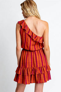Monte - Adeline One Shoulder Mini Dress