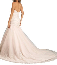 Allure Bridals - Strapless Mermaid Wedding Gown