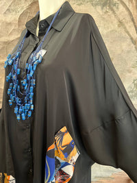 Vanite Couture - Women's Long Cat Shirt Dress