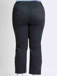 Ymi - High Rise Wide Leg Trouser - Plus