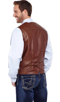 Cripple Creek - Men's Snap Front Flannel Lined Vest